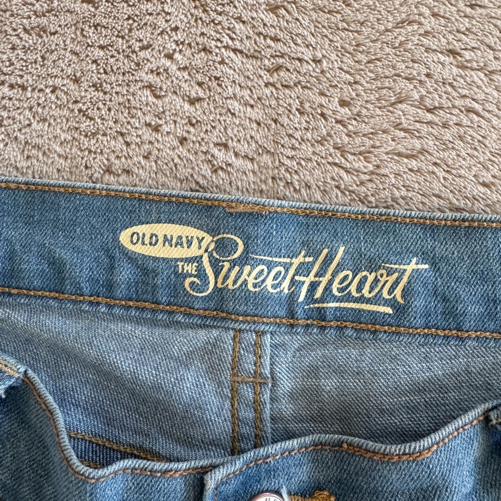 Old Navy Sweet Heart Women's Jeans  Size 8 - Picture 5 of 6